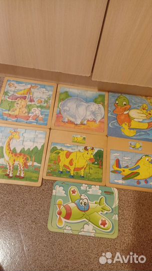 Деревянные пазлы