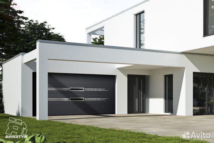 Секционные ворота 2,6-2,2 цвет 6005