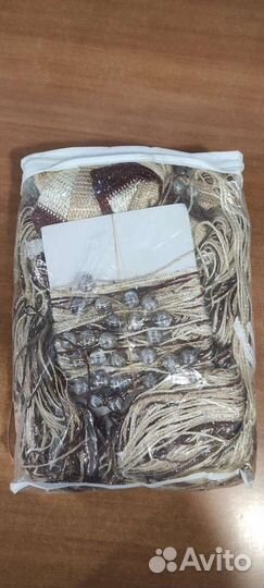 Шторы нитяные кисея с шариками