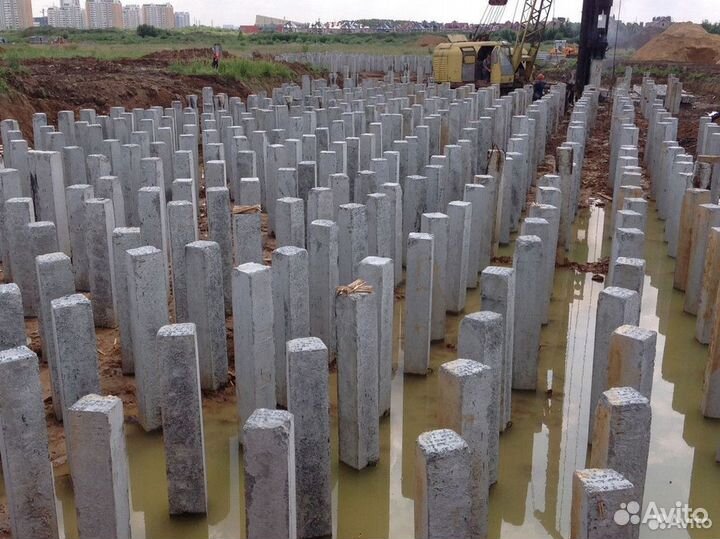 Жб сваи. Фундамент на жб сваях под ключ