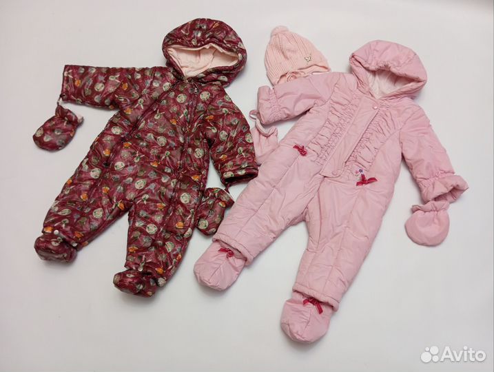 Комбинезон демисезонный 74 80 для девочки