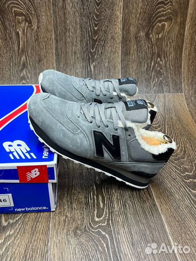 Кроссовки зимние New balance 574 с мехом