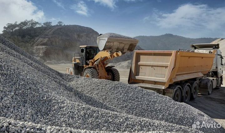 Щебень крупный