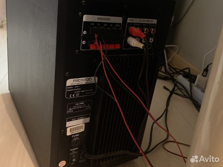 Сабвуфер microlab и колонки samsung