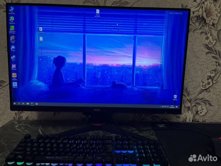 Игровой пк Ryzen 5600x / RTX 3070 / 32GB / Монитор