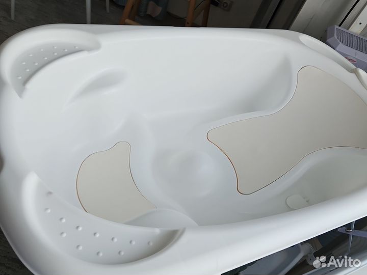 Ванночка для купания саm складная с матрасиком