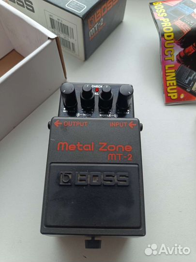 Гитарная педаль boss Metal Zone и EHX Pulsar