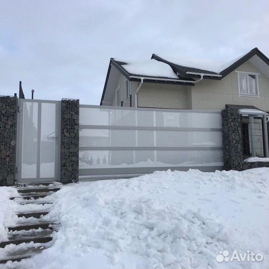 Откатные ворота Alutech ProTrend