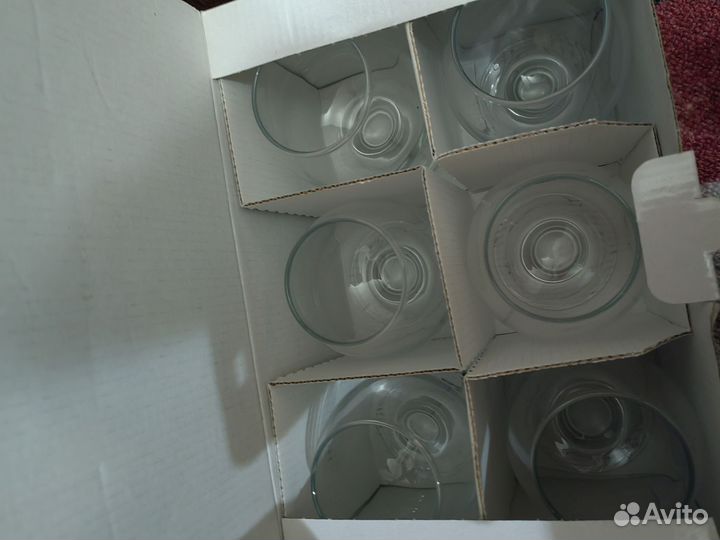 Набор бокалов для коньяка, новый