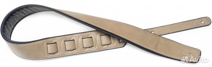 Гитарный кожаный ремень, бежевый Stagg spfl 30 BEI