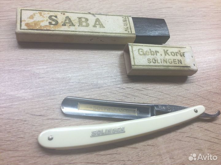 Опасная бритва Solingen Saba Gebr. Korte Редкость