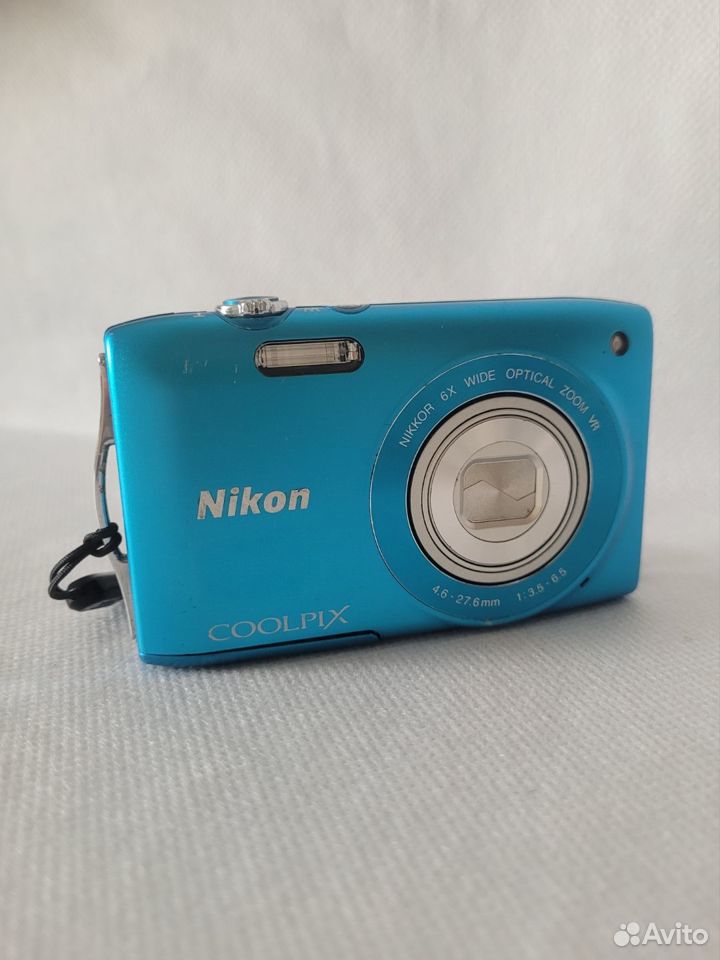 Фотоаппарат Nikon Coolpix S3300 голубой