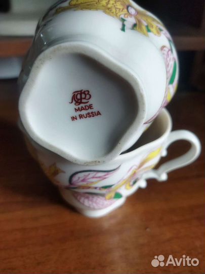 Тарелка настенная.Чайная пара лфз