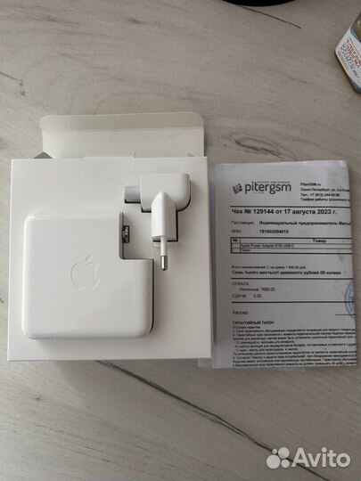 Оригинальнай адаптер для apple macbook 61W