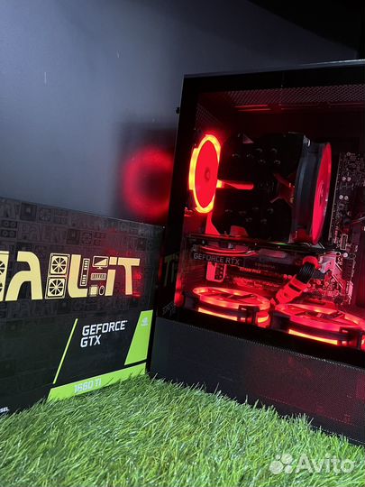 Игровой пк i7-7700/GTX1660Ti/16gb ddr4/1.25tb