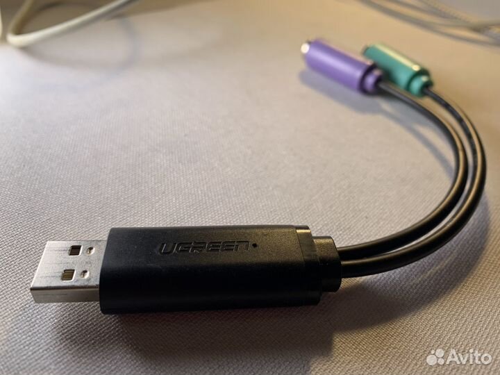 USB адаптер переходник конвертер на PS2 (PS/2)