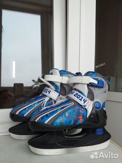 Коньки детские раздвижные р.29-33