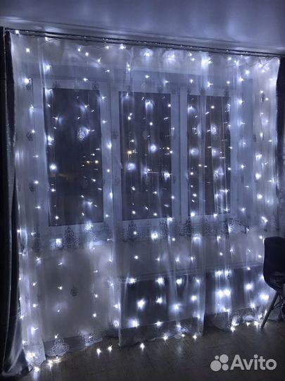 Гирлянда штора