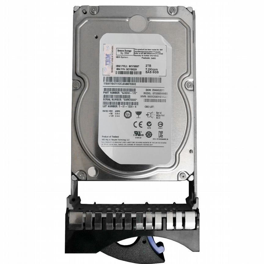 [90Y8597] Жесткий Диск Ibm 2tb 7200 Sas 3,5" Hdd 90y8597