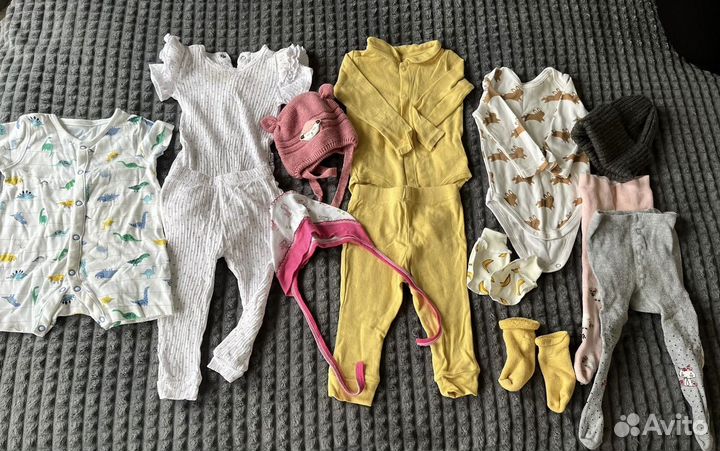Вещи пакетом 56 62 68 на девочку