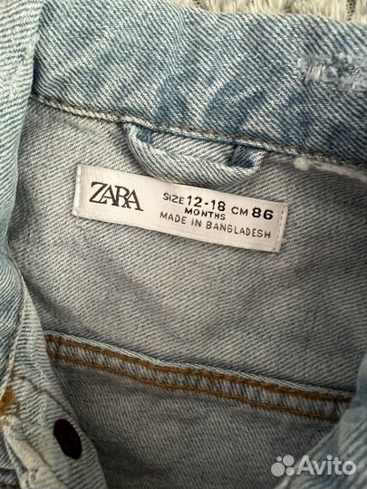 Джинсовая куртка zara 86