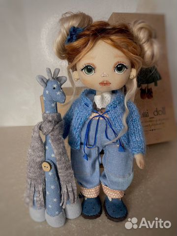 Текстильная кукла ручной работы
