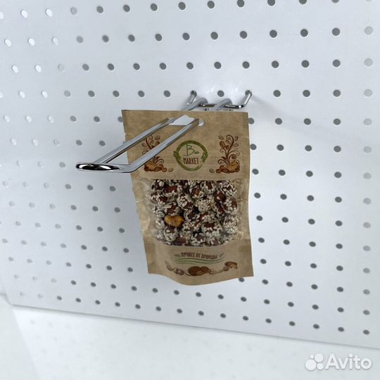 Крючок на перфорацию двойной (еврокрючок) шаг пер