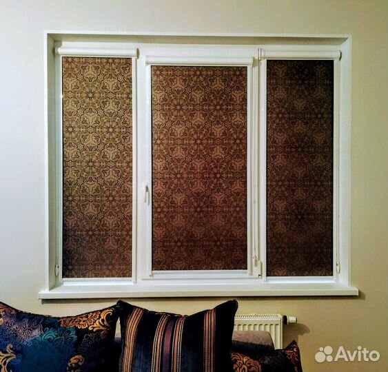 Рулонные шторы на окна пвх система UNI