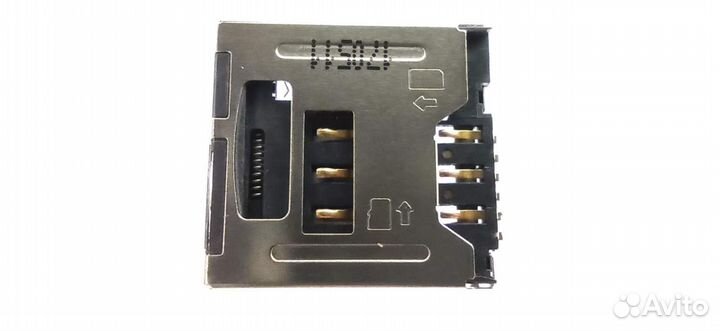 Разъем для sim-карты + MicroSD для Samsung S5230