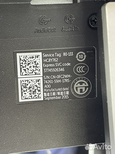 Монитор для компьютера Dell