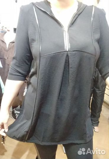 Туника платье с капюшоном,54,56,58