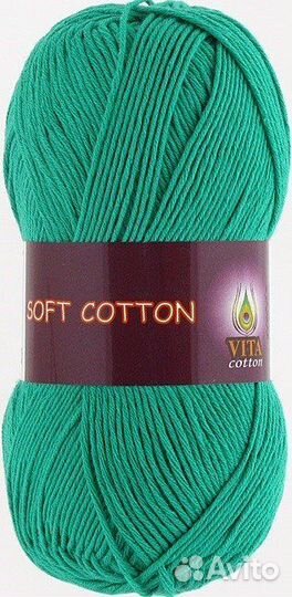 Софт коттон, пряжа для ручного вязания