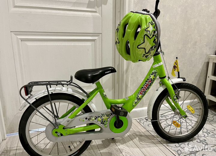 Велосипед и шлем puky