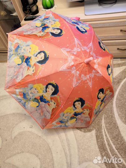 Зонт трость детский Принцессы