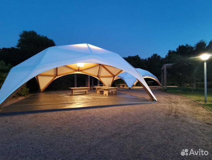 Деревянный шатер