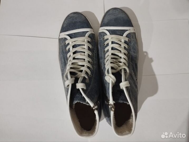 Кеды leather crown