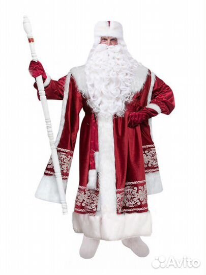 Костюм деда мороза взрослый