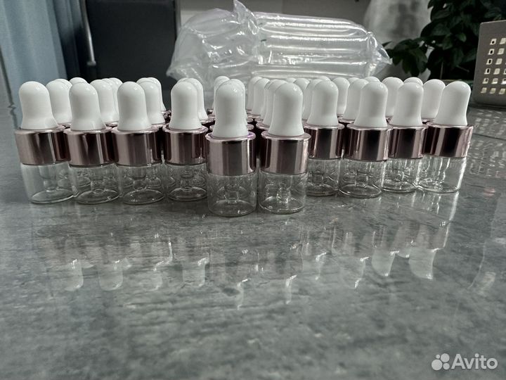 Пустые флаконы-капельницы