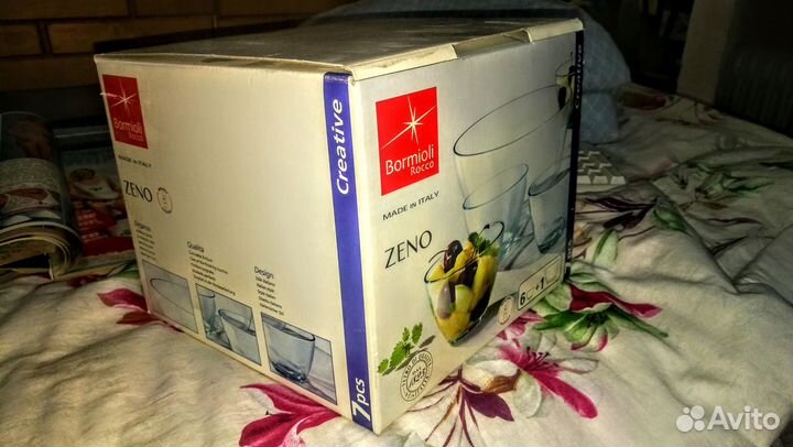 Набор для фруктового салата, 7 предметов. Bormioli