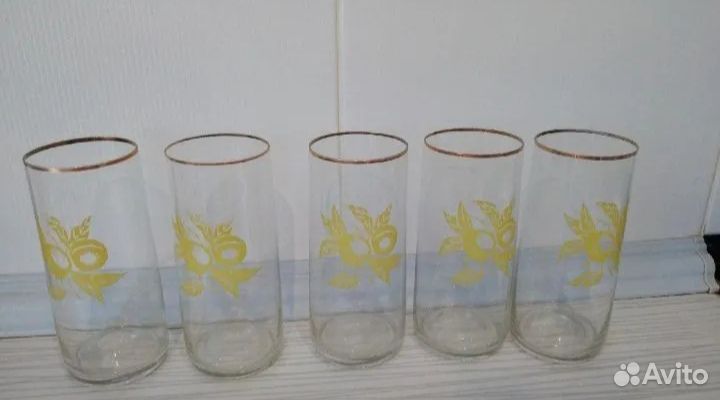 Стаканы/бокалы хрустальные времен СССР