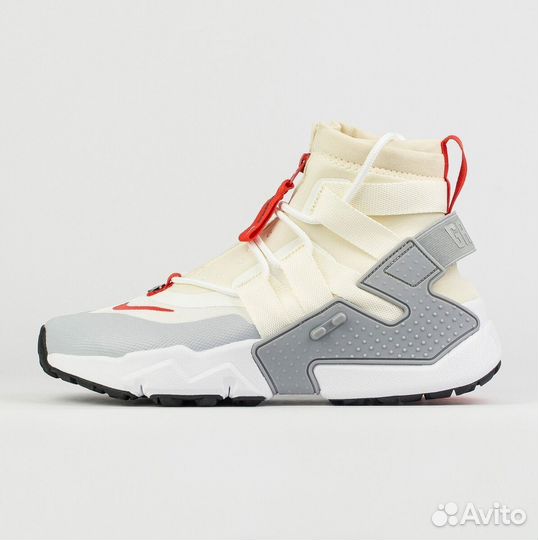 Кроссовки Nike Air Huarache Gripp L.Grey / Red: Модный и надежный выбор