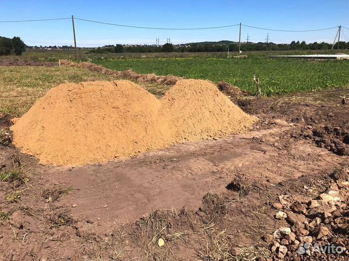 Песок карьерный доставка