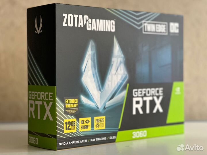 Zotac RTX 3060 12GB Twin Edge OC (Гарантия/White)