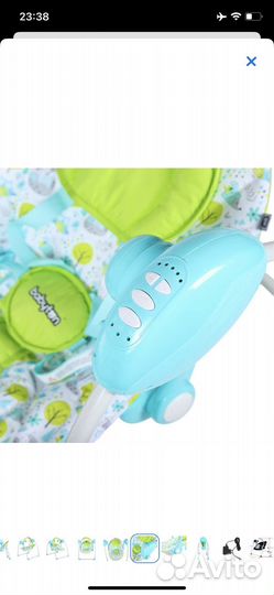 Детские электронные качели babyton