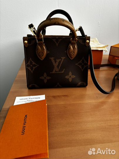 Сумка louis vuitton onthego bb оригинал