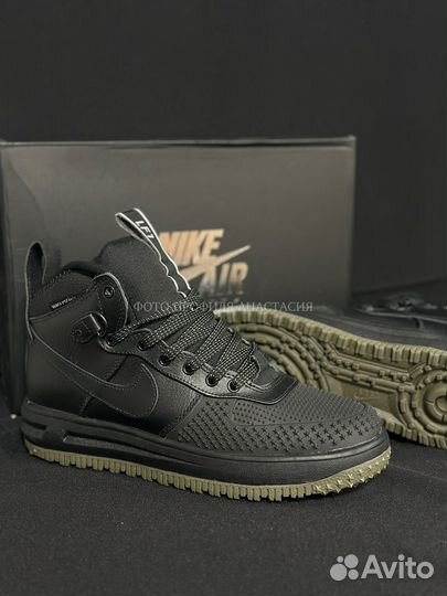 Кроссовки Nike lunar force 1 duckboot черные 41-47