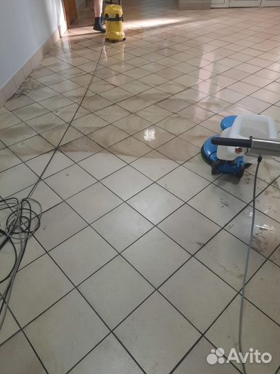 Роторная чистка(размыв) пола