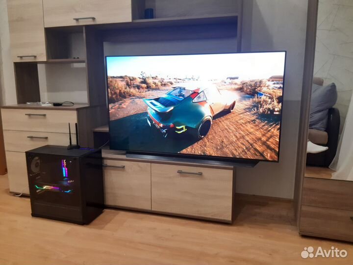 Игровой компьютер Ryzen 7/RTX308/32GB/LG 55CX