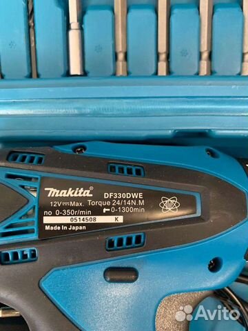 Аккумуляторная дрель шуруповерт makita 12v