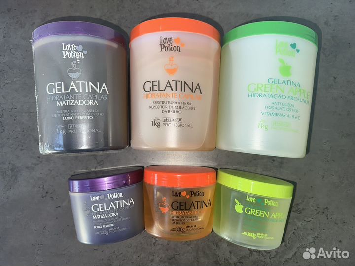 Gelatina, желатина, маска Love Potion